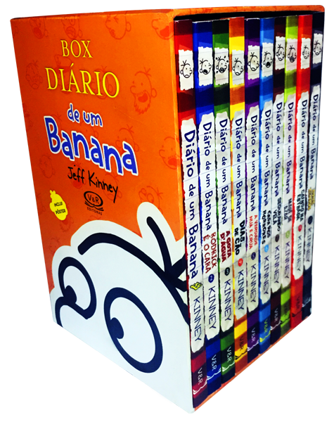 Box Diário De Um Banana -10 Volumes - Com Poster!