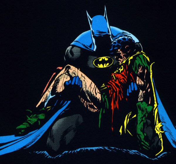 Morte em Família é uma história repleta de cenas violentas para fãs de Batman e não Robin...