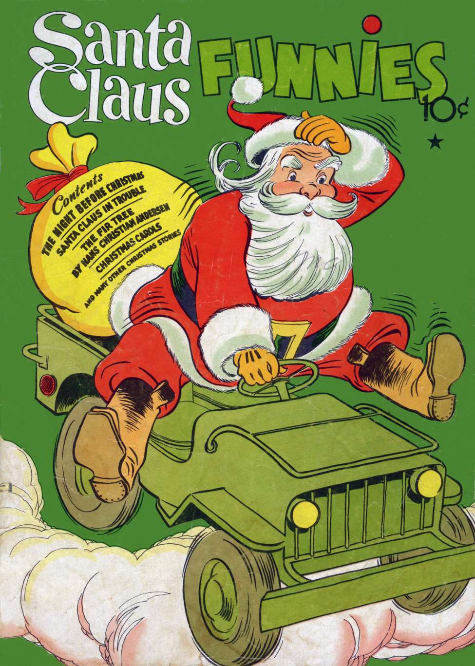 A história do Papai Noel em quadrinhos